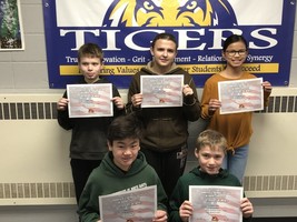 Northwest ND Math Contest Winners!